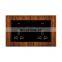 Universal Type 146 Double 3 pin 16A Wall Socket With Switch Thick Solid Wood Panel Socket And Switches Electrical With LED Light