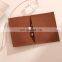 PandaSew Brown Debossed Envelope Microfiber Jewelry Pouch with Custom Logo