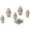 SMC Type PM Series Straight Pneumatic Push in 1/4 Bulkhead Union Brass Air Fittings