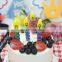 Factory Price 4 Pcs/Bag Smiley Spiral Candle Happy Birthday Cake Candle for Cake Decoration  Birthday Party Supplies