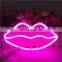 LED Neon Light Love Heart Lips Shape Wall Mounted LED Decorative Led Channel Letter Logo Sign Led Neon Lights Custom Neon Sign