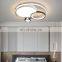 Residential Modern Ceiling Lights Acrylic Chandelier Luxury Round LED Ceiling Black and Gold Ceiling Lighting