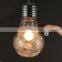 Nordic Modern Luxury Indoor Decorative Pendant Light Big Bulb Hanging Lamp for Bedroom and Living Room Chandelier