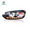 landnovo car accessories headlamp for VW Golf 6 2010-2012 led head lamp assembly