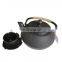 Hotel 300ml induction japan modern luxury white green blue tea pot with cup