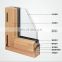 NFRC AS2047 Standard windows customized china aluminium profiles wood composite windows