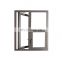 aluminium framed casement window Swing open hurricane impact casement pvc window with grille design