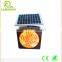 High brightness latest technology weatherr- resistance solar traffic signal light