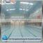 Long span space frame swimming pool roof