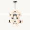 America Modern Gold Luxury Chandelier CIRQUE TALL CHANDELIER Creative Glass Ball Pendant Light for Living Room