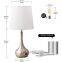 Touch Dimming Vase Table Lamp
