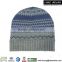 Best Seller 100% Acrylic Knitted Beanie Hat With Jacquard Pattern
