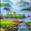 Indian oil painting art hill canvas art L-451