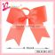 Hot selling in Europe & America supermarket solid ribbon bow hair scrunchies for women (XH11-8071)