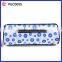 blue light zipper blue point drawing pencil case