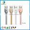 Remax snake laser flat USB charging cable for iphone and micro