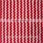 knit polyester yarn dyed plush fabric