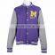 Mens hot selling fleecy custom baseball jacket