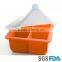 High Quality Silicone Ice Cube Tray , Silicone Snowflake Ice Cube Tray Quality Choice