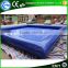 Hot sale large rectangular inflatable pool rental for kids