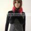 Fashion dyed fox fur scarf in gradient color