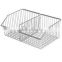 Chrome wire catheter basket - vertical - 600mm x 130mm x 150mm (DxWxH) Chrome wire catheter basket