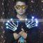 2016 Amazon Supplier New Design Party favor Cotton led Flashing glove Glow in the dark gloves