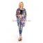 Floral Print Batwing Sleeve Cardigan Fashion Blouse Designs 2015