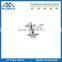 1 arm Stainless steel spider for glass rib