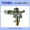Garden Rotating Sprinkler with H-shape Base 3 Arms Plastic Watering Irrigation Sprinkler