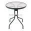 Dia38*H40cm leisure round glass coffee table/used coffee table for sale