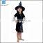 Sexy Halloween children witch fancy dress costumes