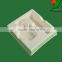 2016 Promotion customize luxury biodegradable disposable sugarcane bagasse molded pulp tea toy packaging box companies