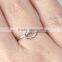 Simple Design 925 Sterling Silver Heart Love Knot Ring