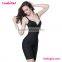 Women 4 Steel Boned Black Latex Corset body shapewear                        
                                                                                Supplier's Choice