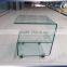 Modern design CT-135 hot clear stylish glass Coffee/tea table swivel coffee table