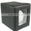 Hotsale simple and fashion black leather simple watch winder