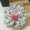Wholesale kids dots elastic hair band girls unique flower baby hair accessories headbands TD32