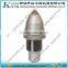 Tungsten carbide tipped foundation drilling tools