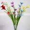 Single stem fashion accessory artificial potted lily for home decoration hotel decoration