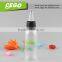 pe pet black pen unicorn 5ml screw cap glue plastic bottle for e liquid e juice