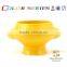 Special Cone football shape red ceramic dog bowls
