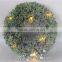 Brand-new artificial Christmas wreath evergreen garland with LED lights