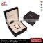 Black Custom Print Mens Wooden Watch Box Packing Gift Box