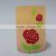 4inch rose flower printed plastic multicolor romantic decorative candles gife for Valentine's Day