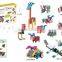 Longyeah 173pcs 12 in 1 ABS plastic diy BO building block education toy