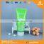 Green tea face cream of cosmetic tube with silkscreen printing surface handling