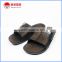 Imitation leather mens slide sandals