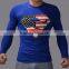 Professional factory cheap price high quality export skin tight 3d gym shirt