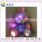 Lavender Bear Colorful Shining Led Light Recording Teddy Bear Plush Toy